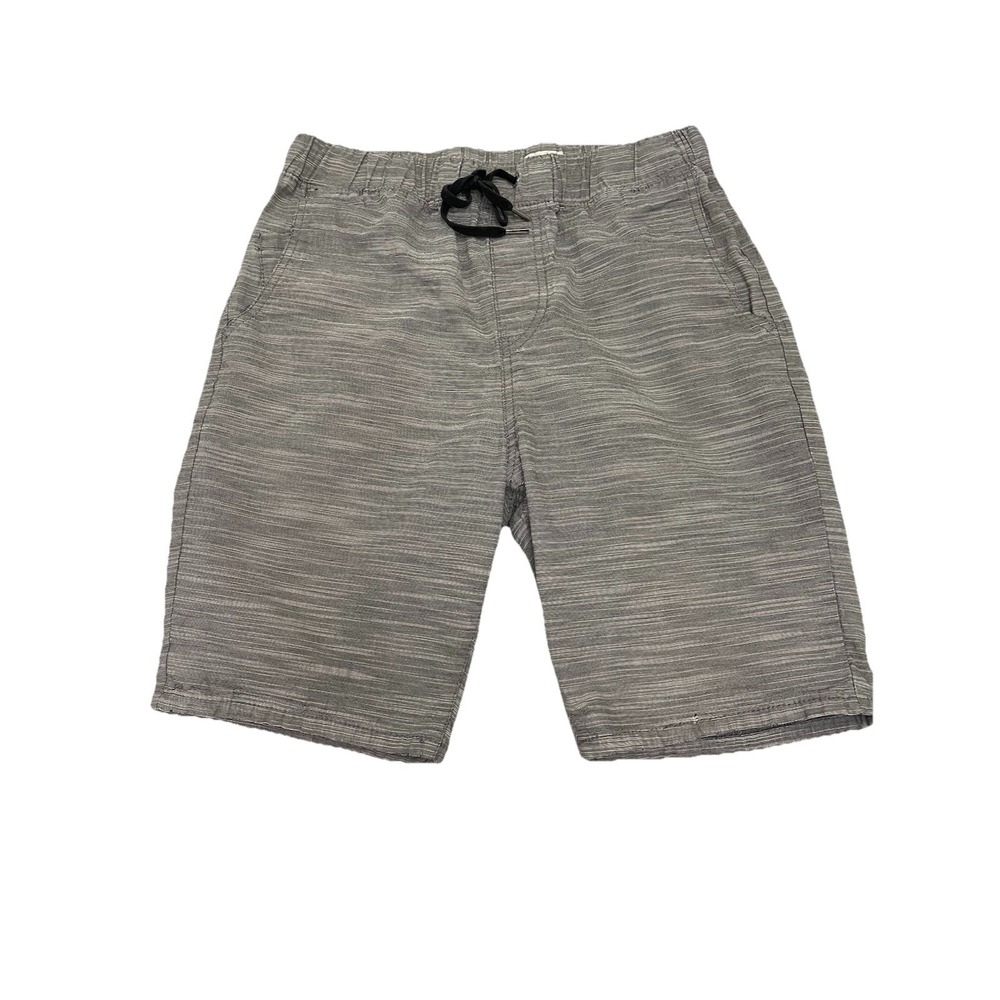 Howe Men's Gray Cotton Pull-on Shorts Size 32